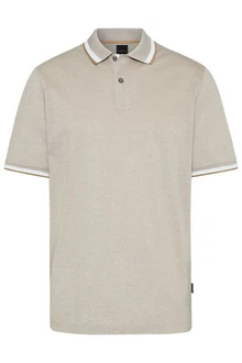 bugatti Poloshirt Braun/Beige/Grau/Khaki