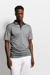 Poloshirt in dezenter Streifenoptik
