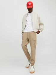 Jack & Jones Cargohose JPSTMARCO JJJOE CUFFED Khaki/Beige/Braun