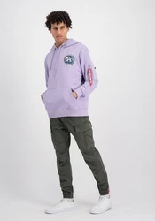 Alpha Industries Hoodie Apollo Mission Lila/Dunkelblau