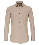 VENTI Businesshemd uni Beige/Braun/Khaki