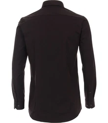 VENTI Businesshemd uni Schwarz/Dunkelbraun/Braun/Grau/Rot