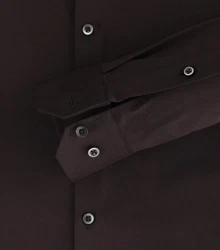 VENTI Businesshemd uni Schwarz/Dunkelbraun/Braun/Grau/Rot