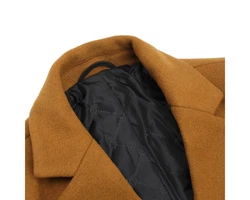 Allthemen Kurzmantel mit Reverskragen Herren Gelb/Orange/Braun/Beige