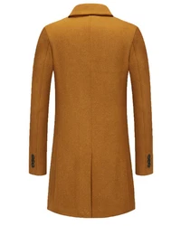 Allthemen Kurzmantel mit Reverskragen Herren Gelb/Orange/Braun/Beige