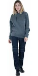 Lafont Kapuzenpullover Hoodie Power Grau/Dunkelblau/Blau