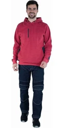 Lafont Kapuzenpullover Hoodie Power Rot