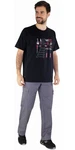 Lafont T-Shirt Pilot Dunkelblau/Grau/Lila