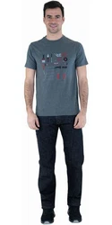 Lafont T-Shirt Pilot Grün/Dunkelgrün/Rot/Grau