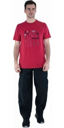 Lafont T-Shirt Pilot Rot/Dunkelrot/Rosa