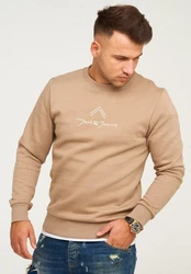 Jack & Jones Sweatshirt LABO SWEAT CREW NECK Braun/Khaki/Beige/Gelb
