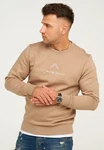 Jack & Jones Sweatshirt LABO SWEAT CREW NECK Braun/Khaki/Beige/Gelb
