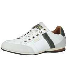 Pantofola d'Oro Roma Uomo Low Sneaker Creme/Dunkelgrün/Weiß/Grün