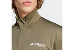 adidas TERREX Fleecejacke MULTI LIGHT Dunkelgrün/Khaki