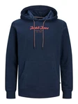 Jack & Jones Hoodie JJHENRY SWEAT HOOD Dunkelblau