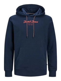 Jack & Jones Hoodie JJHENRY SWEAT HOOD Dunkelblau Jack & Jones Hoodie JJHENRY SWEAT HOOD Dunkelblau