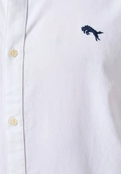 Wrangler Langarmhemd OXFORD Weiß