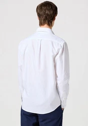 Wrangler Langarmhemd OXFORD Weiß