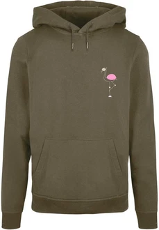 Merchcode Kapuzensweatshirt Flamingo Basic Hoody Dunkelgrün/Khaki/Grün Merchcode Kapuzensweatshirt Flamingo Basic Hoody Dunkelgrün/Khaki/Grün