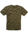 Brandit T-Shirt Premium Shirt Dunkelgrün/Khaki