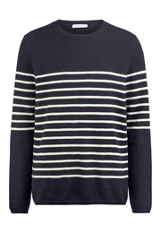 Strickpullover Slub Regular aus reiner Bio-Baumwolle (1-tlg)