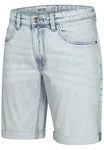 Indicode Herren Caden Jeans Shorts mit 5 Taschen Hellblau