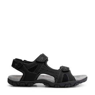 Travelin' Horten Sandal Outdoorsandale Herren Schwarz