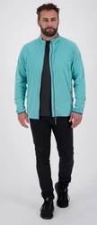 DEPROC Active Fleecejacke KIRKVALE II MEN Hellblau/Grün/Blau/Türkis