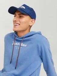 Jack & Jones Hoodie JJHENRY SWEAT HOOD Blau/Hellblau