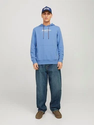 Jack & Jones Hoodie JJHENRY SWEAT HOOD Blau/Hellblau