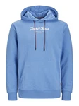 Jack & Jones Hoodie JJHENRY SWEAT HOOD Blau/Hellblau