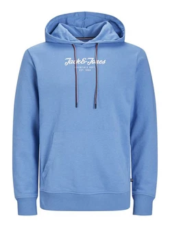 Jack & Jones Hoodie JJHENRY SWEAT HOOD Blau/Hellblau Jack & Jones Hoodie JJHENRY SWEAT HOOD Blau/Hellblau