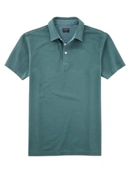 OLYMP Poloshirt Casual Grün/Türkis