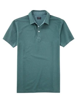 OLYMP Poloshirt Casual Grün/Türkis OLYMP Poloshirt Casual Grün/Türkis
