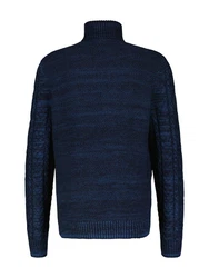 LERROS Strickpullover Jacquard Rollkragenpullover 