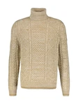 LERROS Strickpullover Jacquard Rollkragenpullover Beige/Gelb/Khaki/Gold