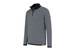 Travelin' Strickpullover Jumper Nacka Men Navy/Weiß