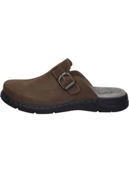 Josef Seibel Marlon Clog Dunkelbraun/Braun/Beige/Khaki