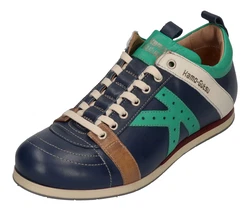 Kamo-Gutsu Sneaker TIFO 042 denim/grün