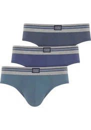 Slip Cotton Stretch (3er Pack) figurbetonte Passform, mittlere Bundhhe