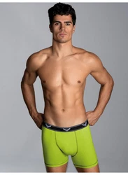 Trigema Boxer Bequeme Pants mit Webgummibund Grün/Neonfarben