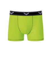 Trigema Boxer Bequeme Pants mit Webgummibund Grün/Neonfarben