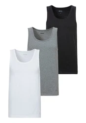 BOSS Unterhemd Tank Top (3-St) 
