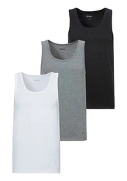 Unterhemd Tank Top 3P CO (Packung, 3-St) mit Rippbndchen