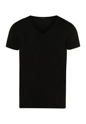 Hanro Unterziehshirt Cotton Superior Schwarz