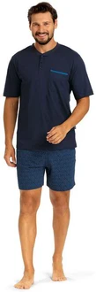 Comte Schlafanzug Herren Pyjama Kurzarm Dunkelblau/Blau/Hellblau Comte Schlafanzug Herren Pyjama Kurzarm Dunkelblau/Blau/Hellblau