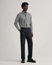 Gant Chinohose Regular Twill  Dunkelgrau/Dunkelblau/Schwarz
