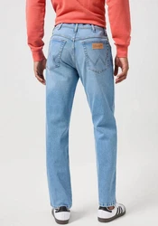 Wrangler Regular-Fit-Jeans Hose Texas Hellblau/Blau