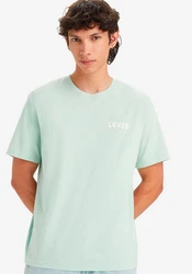 Levi's Rundhalsshirt RELAXED FIT TEE Hellgrün/Grün