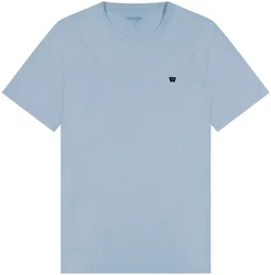 Wrangler Kurzarmshirt mit Logostickerei 